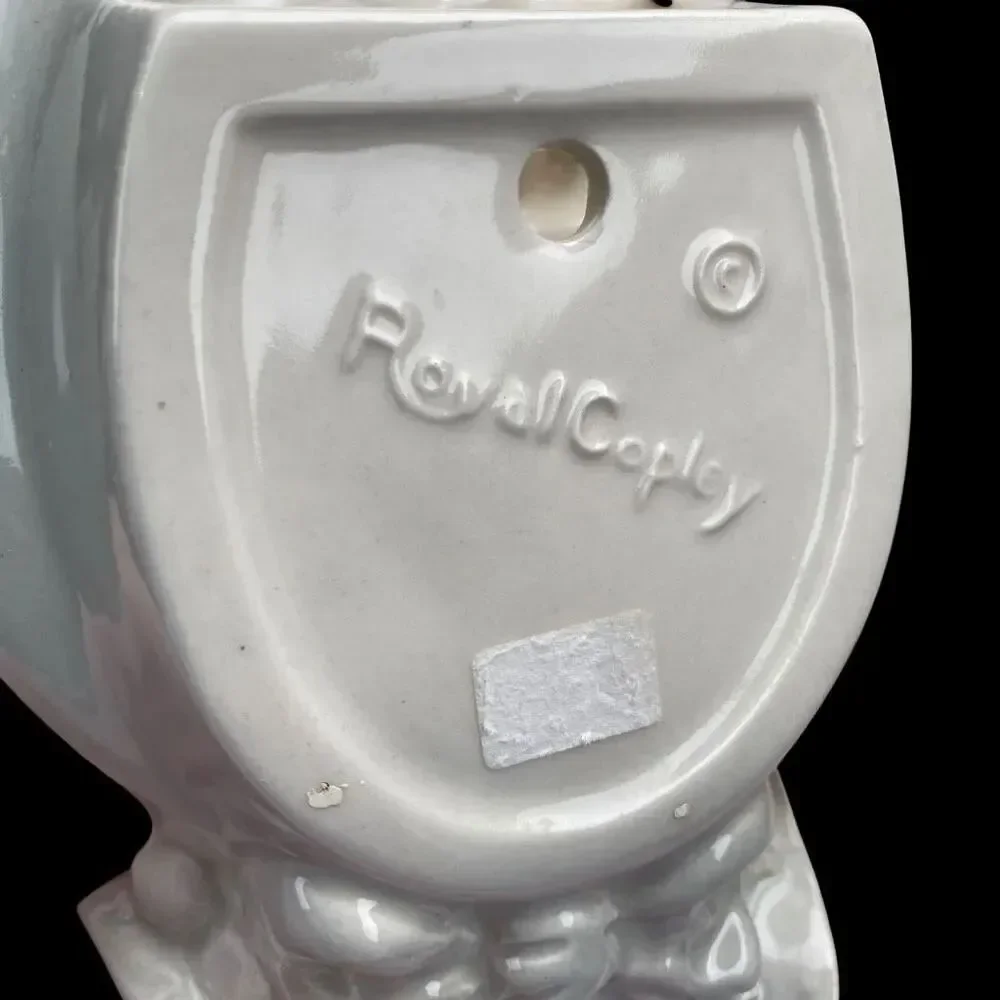 Royal Copley Wall Pocket Lady Head Planter Pug Tail Cottage Core